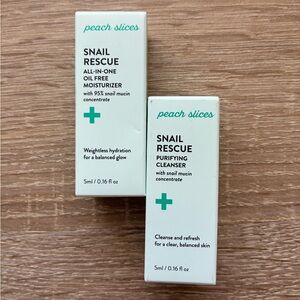 Peach Slices Snail Rescue Sample Bundle - Skin Care Bundle